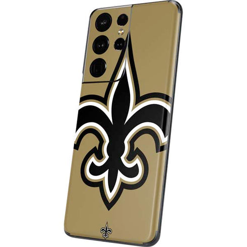 NFL New Orleans Saints Large Logo Galaxy S21 Ultra 5G Skin