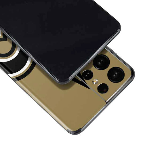 NFL New Orleans Saints Large Logo Galaxy S21 Ultra 5G Skin