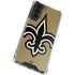 NFL New Orleans Saints Large Logo Galaxy S22 Plus Clear Case