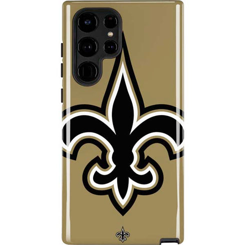 NFL New Orleans Saints Large Logo Galaxy S22 Ultra Pro Case