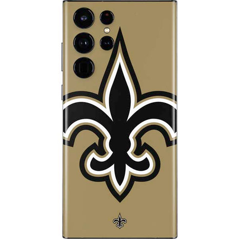 NFL New Orleans Saints Large Logo Galaxy S22 Ultra Skin
