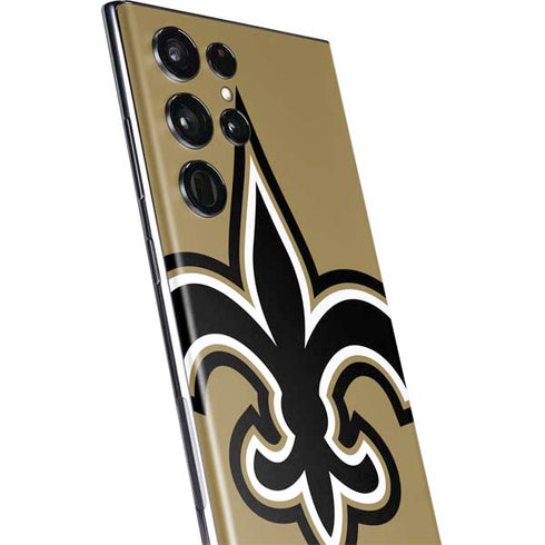 NFL New Orleans Saints Large Logo Galaxy S22 Ultra Skin
