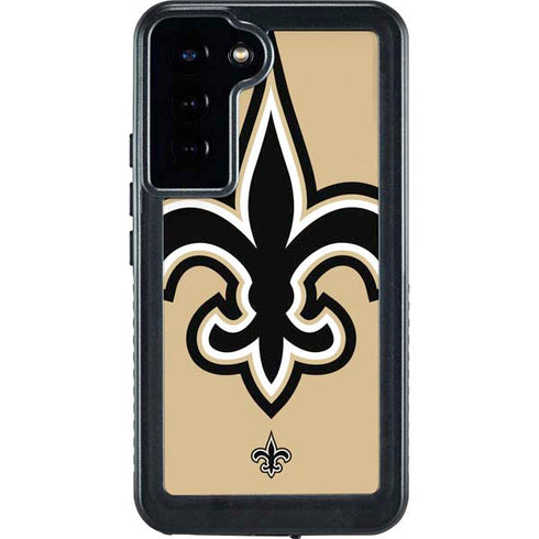 NFL New Orleans Saints Large Logo Galaxy S23 Plus Waterproof Case