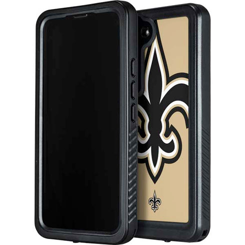 NFL New Orleans Saints Large Logo Galaxy S23 Plus Waterproof Case