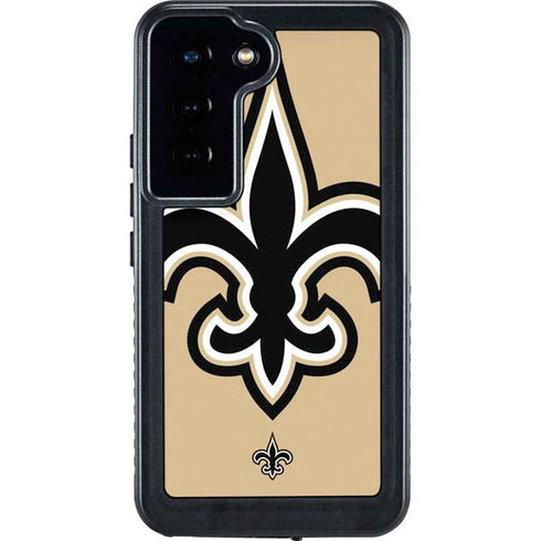 NFL New Orleans Saints Large Logo Galaxy S23 Waterproof Case
