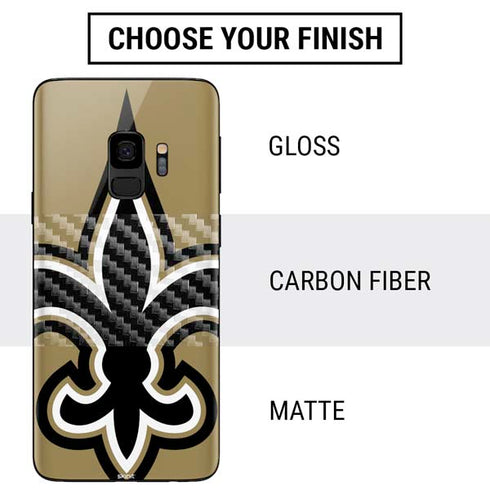 NFL New Orleans Saints Large Logo Galaxy S9 Skin