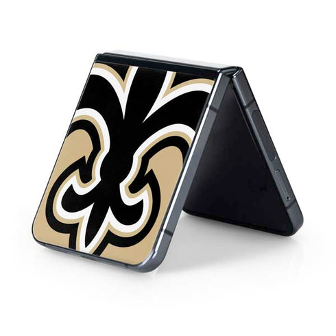 NFL New Orleans Saints Large Logo Galaxy Z Flip5 5G Skin