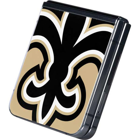 NFL New Orleans Saints Large Logo Galaxy Z Flip5 5G Skin