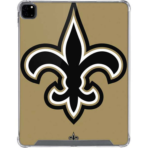 NFL New Orleans Saints Large Logo iPad Pro 12.9in (2020) Clear Case