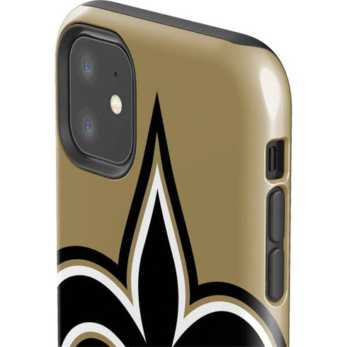 NFL New Orleans Saints Large Logo iPhone 11 Impact Case