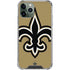NFL New Orleans Saints Large Logo iPhone 11 Pro Max Clear Case