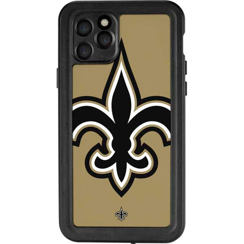 NFL New Orleans Saints Large Logo iPhone 11 Pro Waterproof Case