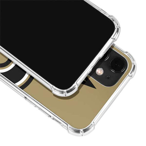 NFL New Orleans Saints Large Logo iPhone 12 Clear Case