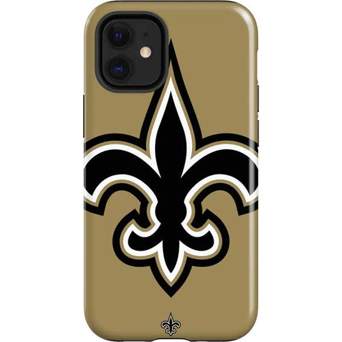 NFL New Orleans Saints Large Logo iPhone 12 Mini Impact Case