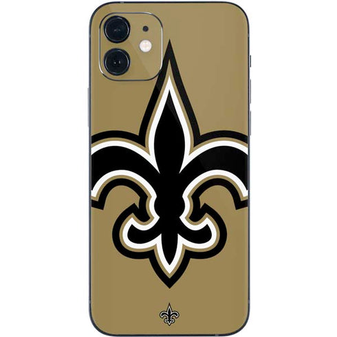 NFL New Orleans Saints Large Logo iPhone 12 Mini Skin