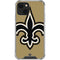 NFL New Orleans Saints Large Logo iPhone 13 Mini Clear Case