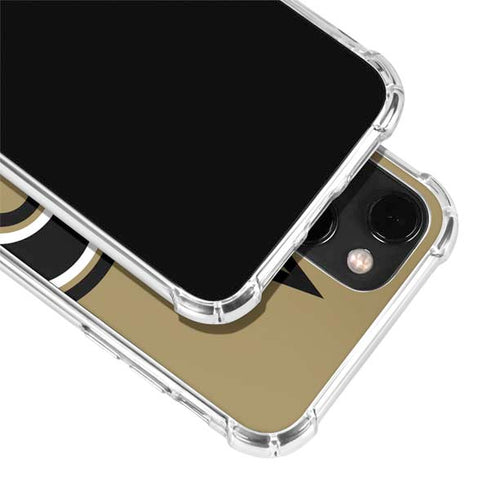 NFL New Orleans Saints Large Logo iPhone 13 Mini Clear Case