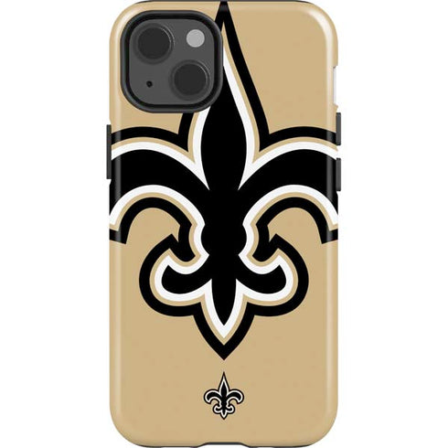 NFL New Orleans Saints Large Logo iPhone 15 Impact Case