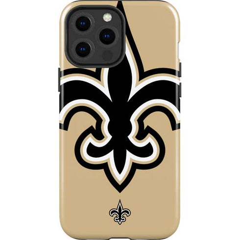 NFL New Orleans Saints Large Logo iPhone 15 Pro Max Impact Case