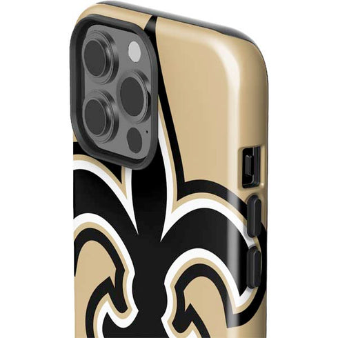 NFL New Orleans Saints Large Logo iPhone 15 Pro Max Impact Case
