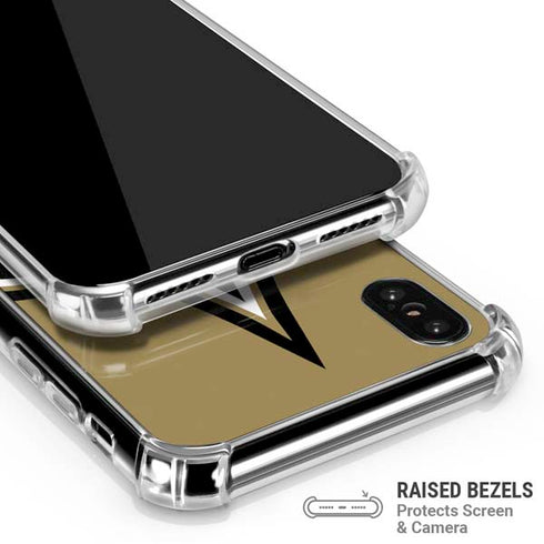 NFL New Orleans Saints Large Logo iPhone X/XS Clear Case