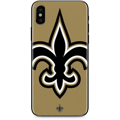 NFL New Orleans Saints Large Logo iPhone XS Skin