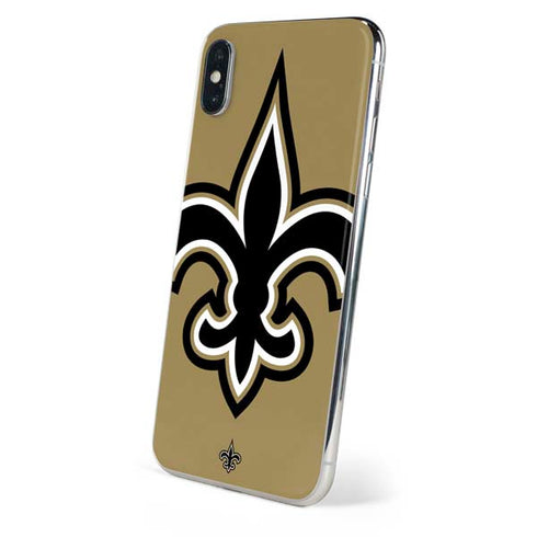 NFL New Orleans Saints Large Logo iPhone XS Skin