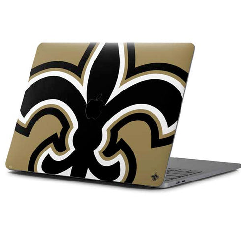 NFL New Orleans Saints Large Logo Apple MacBook Pro 13-inch Skin
