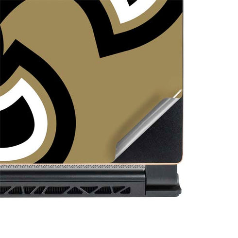 NFL New Orleans Saints Large Logo MSI GS65 Stealth Laptop Skin