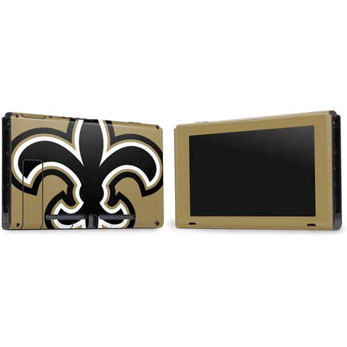 NFL New Orleans Saints Large Logo Nintendo Switch Bundle Skin
