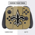 NFL New Orleans Saints Large Logo Nintendo Switch Bundle Skin