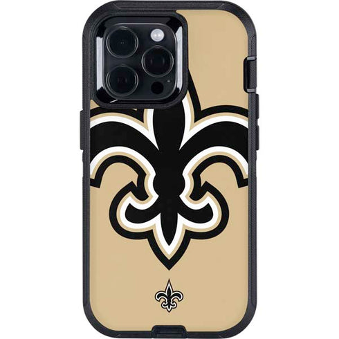 NFL New Orleans Saints Large Logo Otterbox Defender iPhone Skin