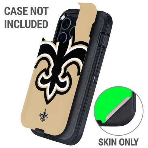 NFL New Orleans Saints Large Logo Otterbox Defender iPhone Skin