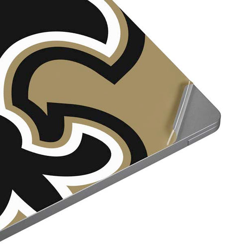 NFL New Orleans Saints Large Logo Universal Laptop 16in (13 x 9.4in) Skin