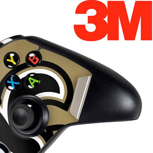 NFL New Orleans Saints Large Logo Xbox One Controller Skin