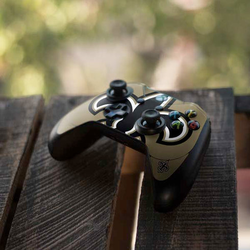 NFL New Orleans Saints Large Logo Xbox One Elite Controller Skin