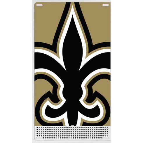NFL New Orleans Saints Large Logo Xbox Series S Console Skin