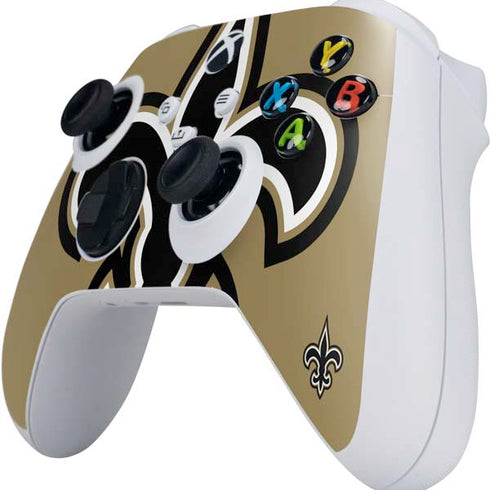 NFL New Orleans Saints Large Logo Xbox Series S Controller Skin