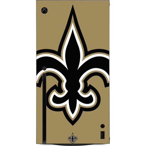 NFL New Orleans Saints Large Logo Xbox Series X Console Skin