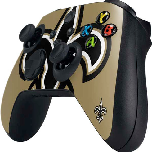 NFL New Orleans Saints Large Logo Xbox Series X Controller Skin