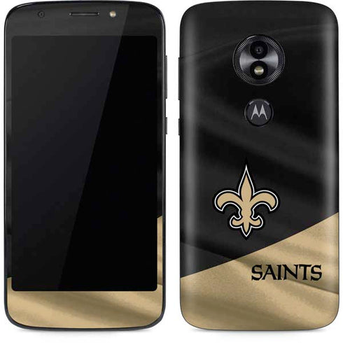 NFL New Orleans Saints Moto E5 Play Skin