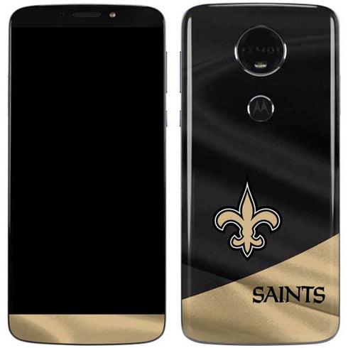 NFL New Orleans Saints Moto E5 Plus Skin