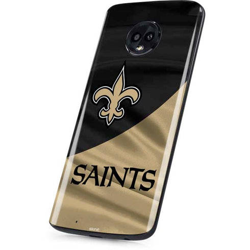 NFL New Orleans Saints Moto G6 Skin