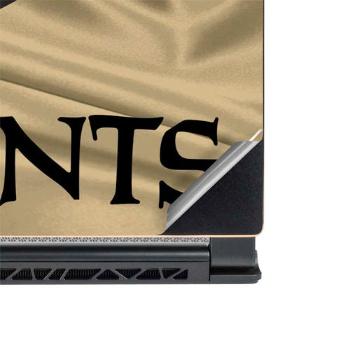 NFL New Orleans Saints MSI GS65 Stealth Laptop Skin