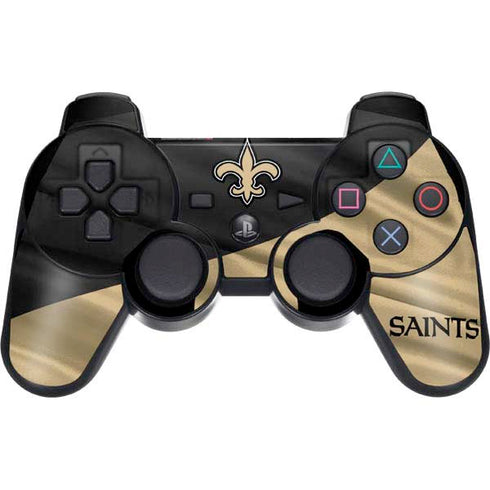NFL New Orleans Saints PS3 Dual Shock wireless controller Skin