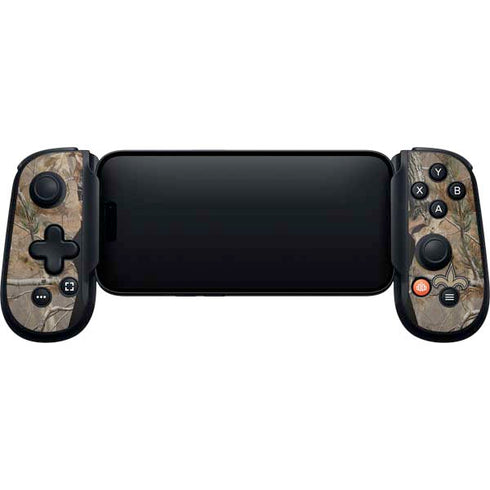 NFL New Orleans Saints Realtree AP Camo Backbone One for iPhone Game Controller Skin