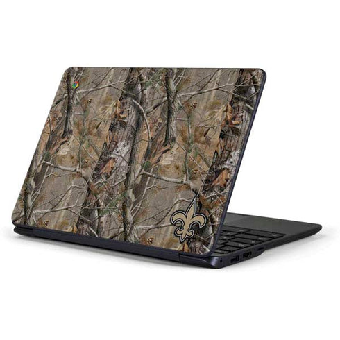 NFL New Orleans Saints Realtree AP Camo Samsung Chromebook Skin