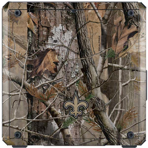 NFL New Orleans Saints Realtree AP Camo Cooler Master MasterBox Q300L Mini Tower Skin