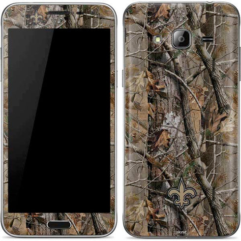NFL New Orleans Saints Realtree AP Camo Galaxy J3 Skin