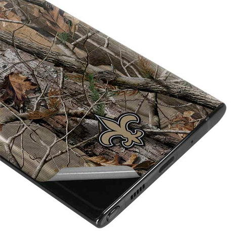 NFL New Orleans Saints Realtree AP Camo Galaxy Note 10 Plus Skin